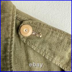 Post WWII British Army Denim Ike Jacket Mint Cond Dated 1955