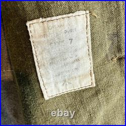 Post WWII British Army Denim Ike Jacket Mint Cond Dated 1955