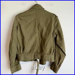 Post WWII British Army Denim Ike Jacket Mint Cond Dated 1955