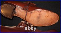 Post-WWII Occupation Era US Women's Army Corps WAC Type Brown Leather Shoes 1948