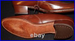 Post-WWII Occupation Era US Women's Army Corps WAC Type Brown Leather Shoes 1948