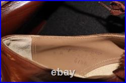 Post-WWII Occupation Era US Women's Army Corps WAC Type Brown Leather Shoes 1948