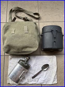 Post WWII Swiss Army, Breadbag, Mess Kit, Canteen with Cup (Set 4)