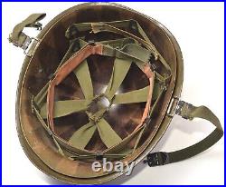 Post-WWII US Army Major M1 Helmet with 1952 Westinghouse Micarta Liner no decal