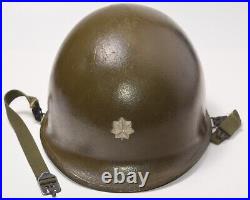 Post-WWII US Army Major M1 Helmet with 1952 Westinghouse Micarta Liner no decal