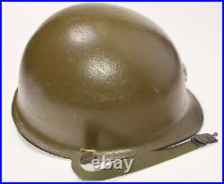 Post-WWII US Army Major M1 Helmet with 1952 Westinghouse Micarta Liner no decal