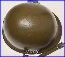 Post-WWII US Army Major M1 Helmet with 1952 Westinghouse Micarta Liner no decal