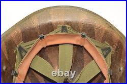 Post-WWII US Army Major M1 Helmet with 1952 Westinghouse Micarta Liner no decal