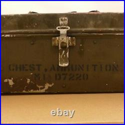 Pre/Early WW2 US Army Aluminum Type Ammunition Chest M1A1 30 Cal. Machine Rifle