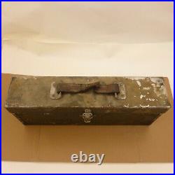 Pre/Early WW2 US Army Aluminum Type Ammunition Chest M1A1 30 Cal. Machine Rifle