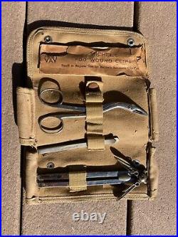 Pre-WW2 US Army Military Medical Pocket Field Surgical Kit Field Gear Equipment