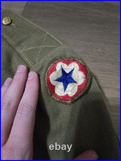 Pre-WWII 1920s Interwar Named US Army Officer's Jacket Greenback Patch