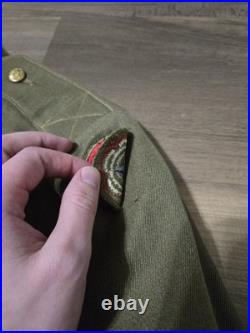 Pre-WWII 1920s Interwar Named US Army Officer's Jacket Greenback Patch