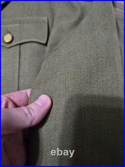 Pre-WWII 1920s Interwar Named US Army Officer's Jacket Greenback Patch