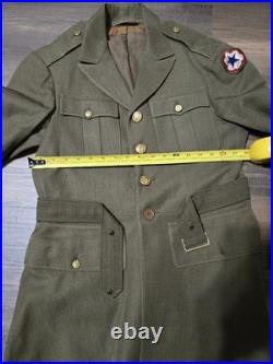 Pre-WWII 1920s Interwar Named US Army Officer's Jacket Greenback Patch