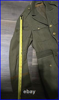 Pre-WWII 1920s Interwar Named US Army Officer's Jacket Greenback Patch