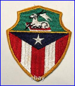 Puerto Rico State Guard RARE variation Patch WWII US Army P5569