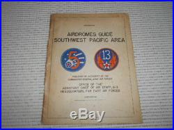 RARE Airdromes Guide Southwest Pacific Area 1944. WWII. US Army Air Forces