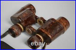 RARE Late WWII German 6x30 Bakelite Dienstglas Binoculars CXN WW2 Original 1944