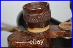 RARE Late WWII German 6x30 Bakelite Dienstglas Binoculars CXN WW2 Original 1944