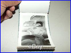 RARE Original WWII U. S. Soldier's Personal Photo Album with B&W Photos and Names