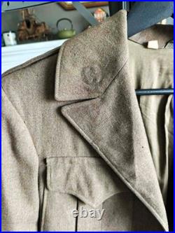 RARE WWII 1944 US Army AMFOGE Greece 1946 Matched Uniform 82nd Airborne