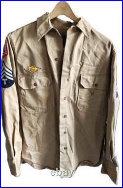 RARE WWII 1944 US Army AMFOGE Greece 1946 Matched Uniform 82nd Airborne RARE WWII 1944 US Army AMFOGE Greece 1946 Matched Uniform 82nd Airborne