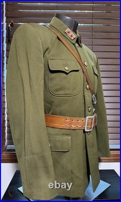 RARE WWII Chinese Nationalist Army (KMT) Officer's Tunic Republic of China