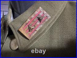 RARE WWII Chinese Nationalist Army (KMT) Officer's Tunic Republic of China