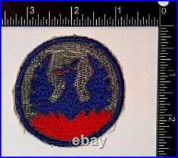 RARE WWII US Army Allies SEAC South East Asia Command Indian Made Bullion Patch