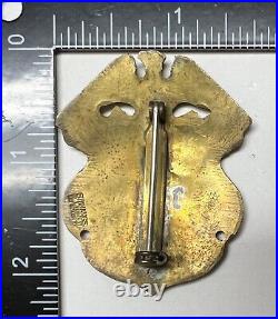 RARE WWII US Army MP Military Police Caribbean USARCARIB Simmangs Marked Badge