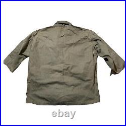 READ WW2 US Army Herringbone Twill Utility Shirt & Pants 40s 13 Star POOR COND