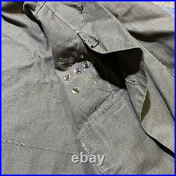 READ WW2 US Army Herringbone Twill Utility Shirt & Pants 40s 13 Star POOR COND