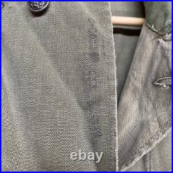 Rare 1940s Vintage WWII HBT Jacket 13 Star US Army Military Shirt 2nd Infantry