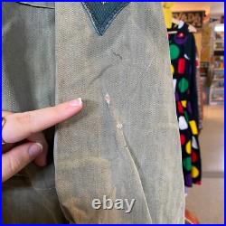 Rare 1940s Vintage WWII HBT Jacket 13 Star US Army Military Shirt 2nd Infantry