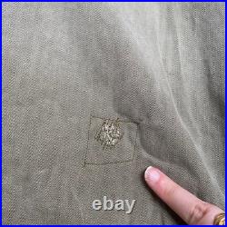 Rare 1940s Vintage WWII HBT Jacket 13 Star US Army Military Shirt 2nd Infantry