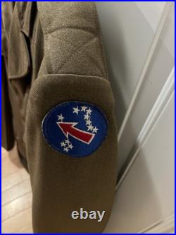 Rare 1940s WWII US Army Wool Jacket withPatches + PantsVet Bring Back