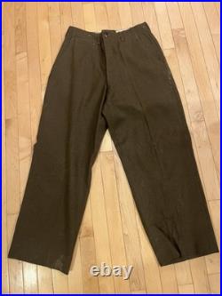 Rare 1940s WWII US Army Wool Jacket withPatches + PantsVet Bring Back