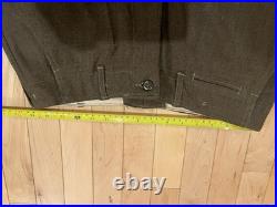 Rare 1940s WWII US Army Wool Jacket withPatches + PantsVet Bring Back