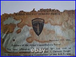 Rare 1944 Wwii Parody Aef Letter Propaganda Leaflet Ww2 War Germany U. S. Army