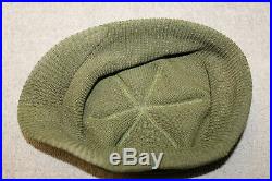 Rare Original Early WW2 U. S. Army M1941 OD Wool Jeep Cap, Excellent Condition