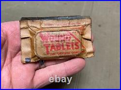 Rare Original Wwii Us Army First Aid Carlisle Wound Tablets Sulfa Tablets-nos