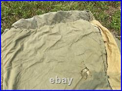 Rare Original Wwii Us Army M1941 Sleeping Bag
