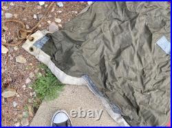 Rare Original Wwii Us Army Medical Red Cross Large Tent Fly-dated 1945