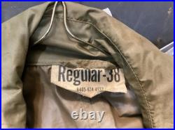Rare WWII US Army Officers Raincoat With Belt Size 38 Regular Superb Condition FS