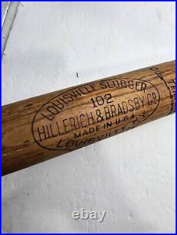 Rare WWII US Army Softball Bat -Louisville Slugger 102 VTG Military Collectible