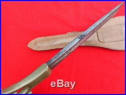 Rare Ww2 British Army Commando Spoecial Forces Skull Knife & Scabbard