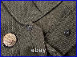 Rare! Ww2 Us Army C. I. C. Counter Intelligence Corps M1940 Serv. Coat Tailor Made