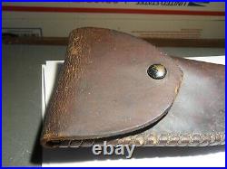 Rare Ww2 Us Army Leather Holster Griffith & Howe Co. New York G&h Colt 45