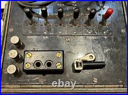 Rarer 1942 Original WWII US Army Signal Corps Test Set EE-65-E in Case Telephone